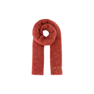Burberry Two-Tone Alpaca Blend Scarf "Printed"