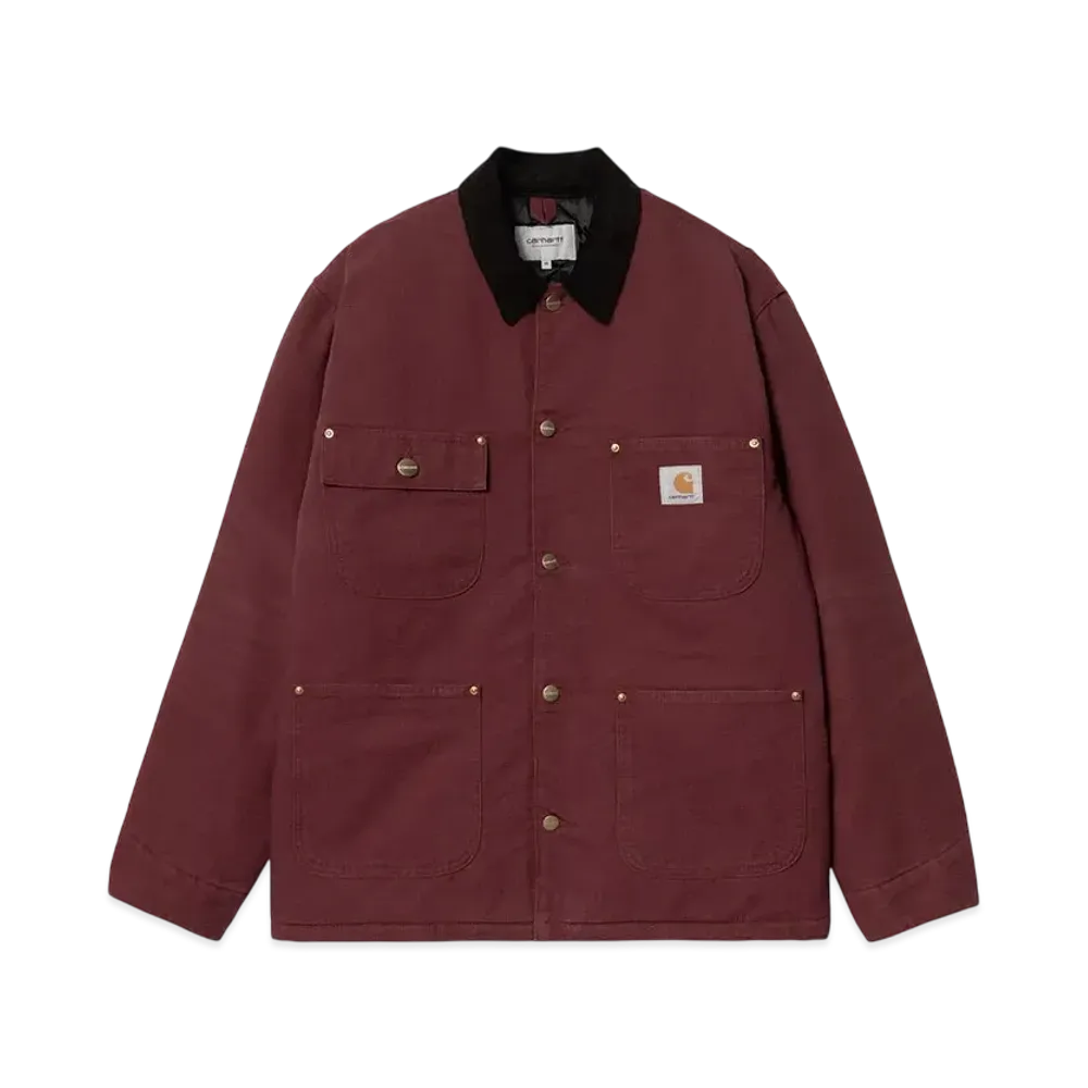 Carhartt Wip Og Chore Coat "Malbec/Black(Aged Canvas)"