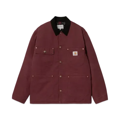 Carhartt Wip Og Chore Coat "Malbec/Black(Aged Canvas)"