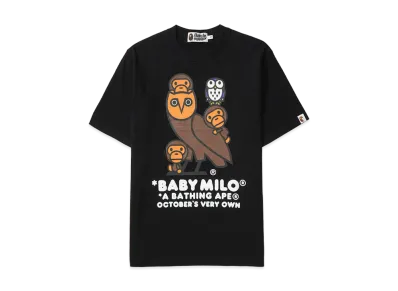 A BATHING APE X OVO BABY MILO TEE "Black"