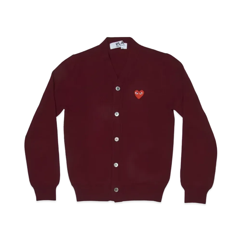PLAY COMME des GARCONS AX-N008-051 "Burgundy"