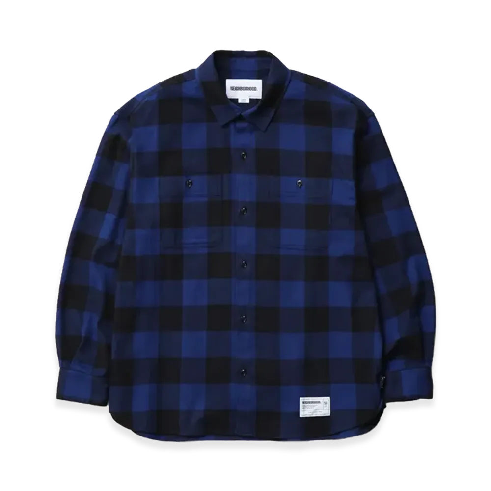 NEIGHBORHOOD Buffalo Check Shirt LS "Blue"