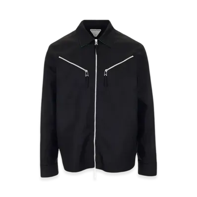 Bottega Veneta Zip Shirt Jacket "Black"