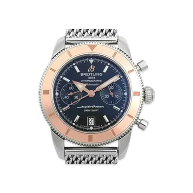 Breitling Superocean Heritage Chronograph 44 "Black/Rose Gold/Stainless Steel"
