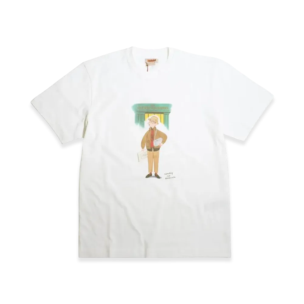BARACUTA Slowboy Colorman T-Shirt "Off White"