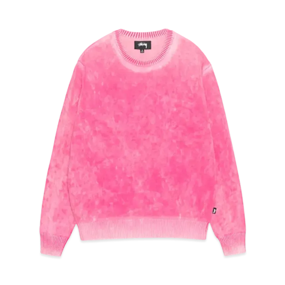 Stussy Faded Cotton Crew "Pink"