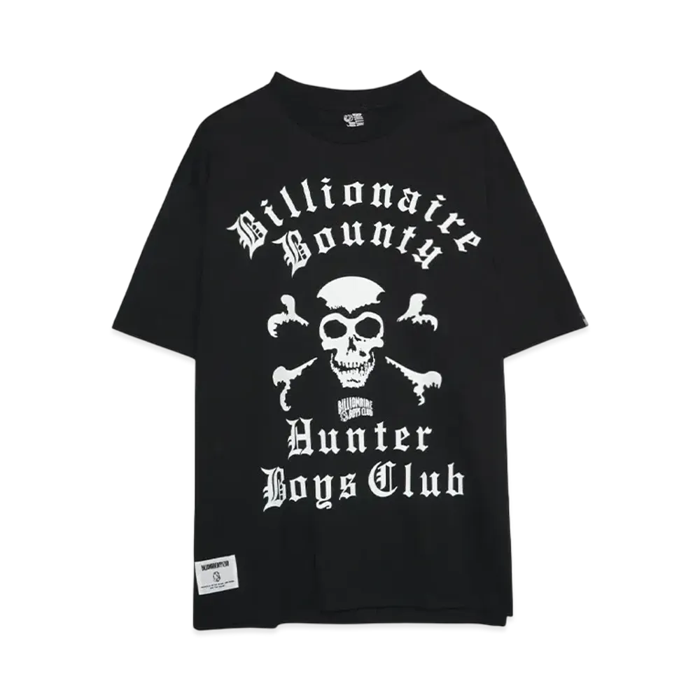 BOUNTY HUNTER x BILLIONAIRE BOYS CLUB COTTON T-SHIRT #1 "BLACK"