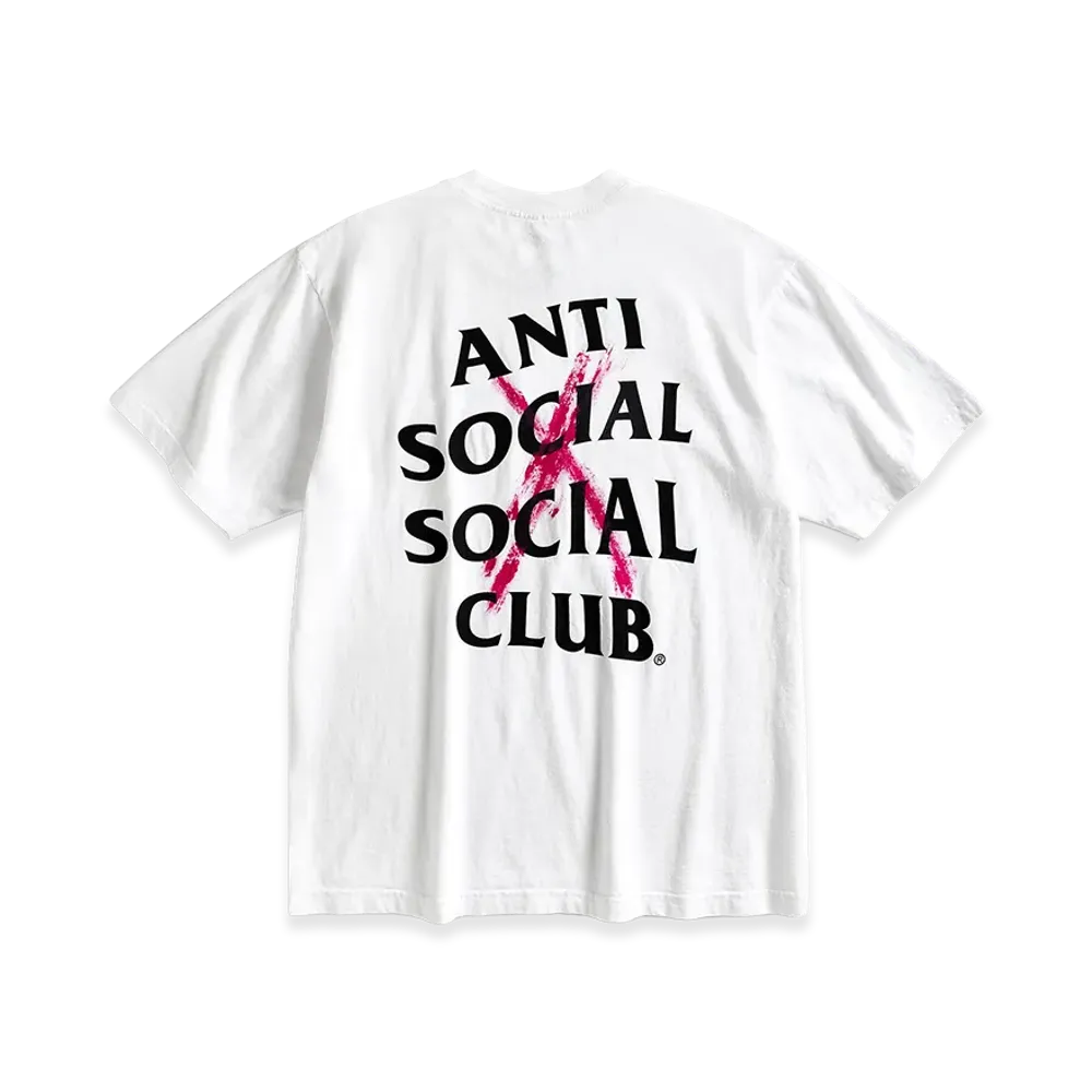 ANTI SOCIAL SOCIAL CLUB Cancelled Paint Tee "White"