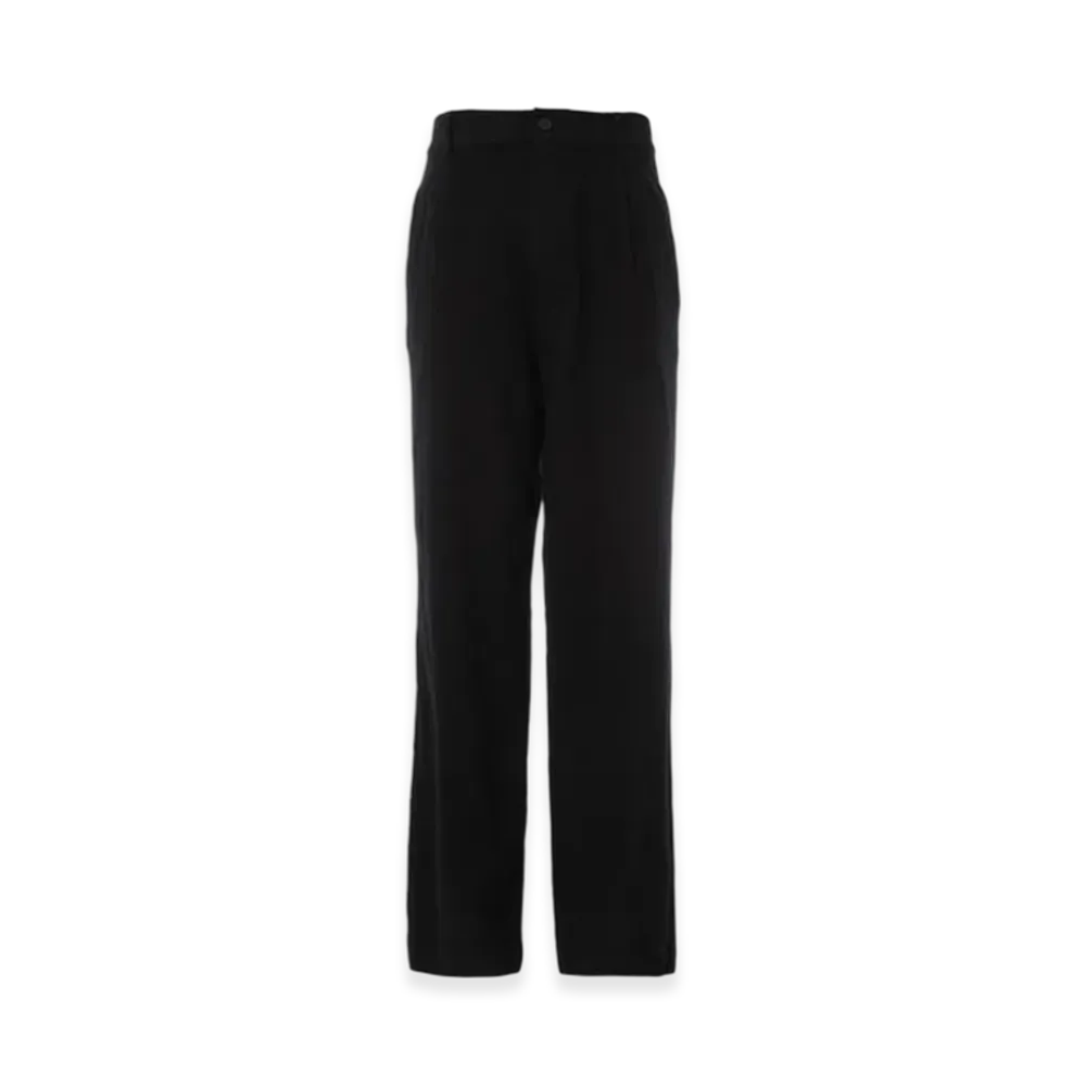 COMME des GARCONS HOMME Wool Serge Garment Shrunk Pants "Black"