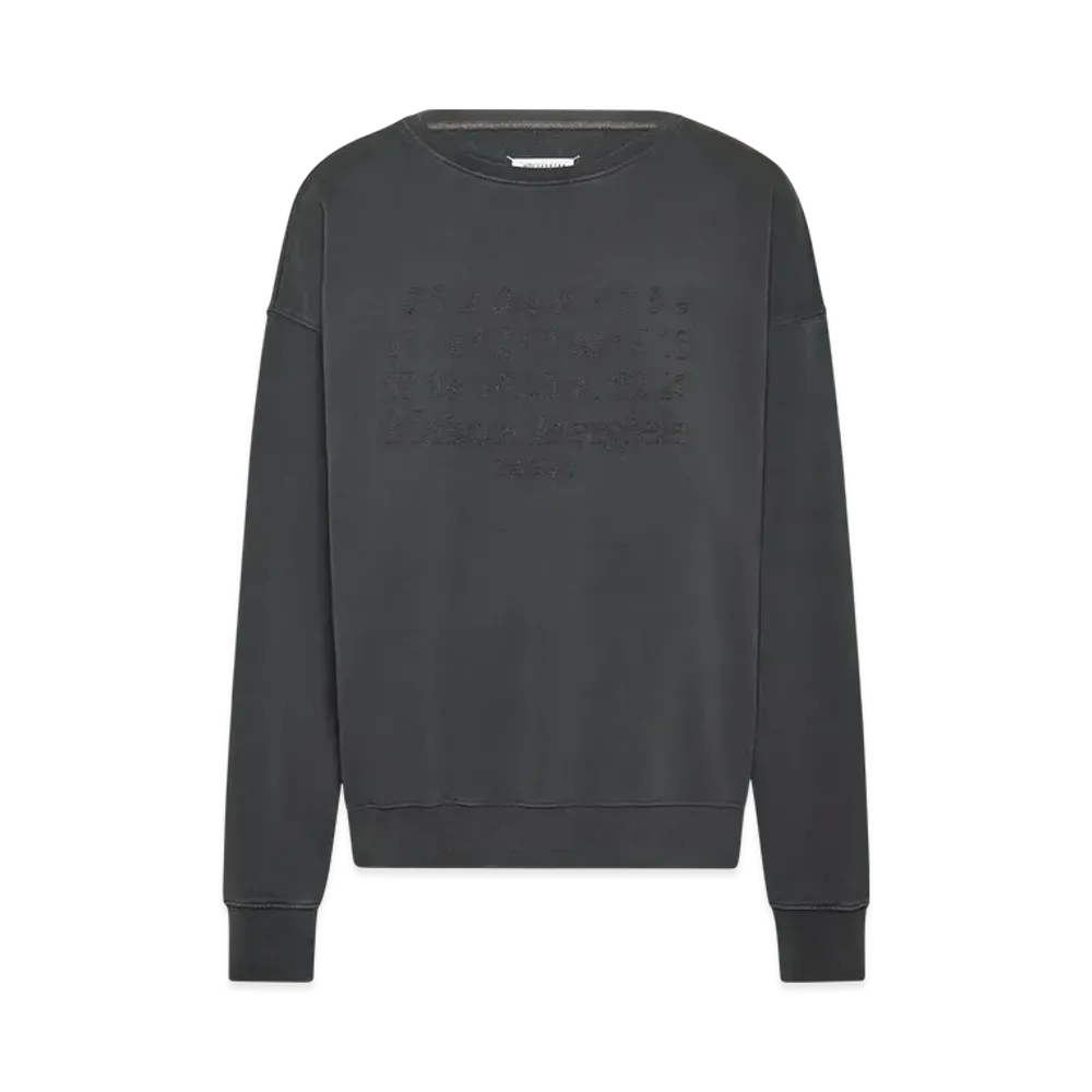 Maison Margiela Men's Logo Sweatshirt "Black"
