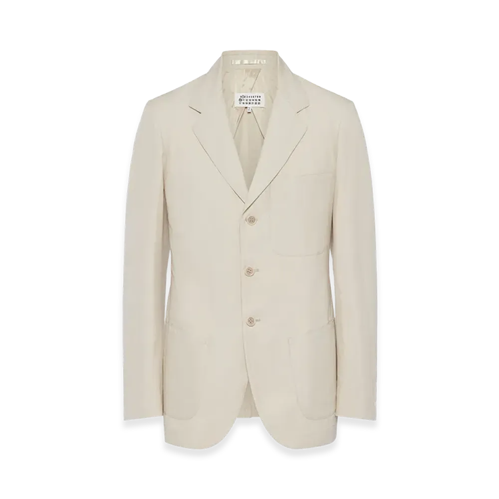 Maison Margiela Cotton Silk Jacket "Beige"