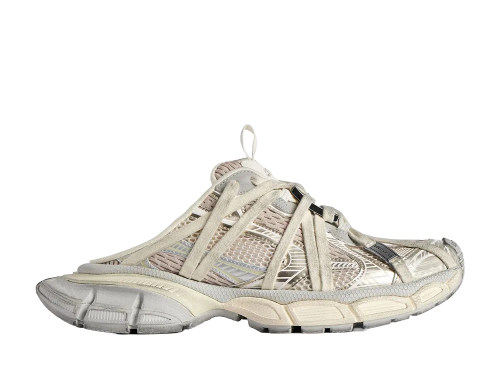 BALENCIAGA Women's 3XL Extreme Laces Mule "Eggshell"