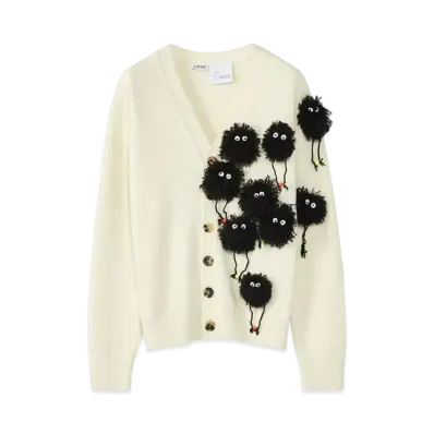 LOEWE x Spirited Away Susuwatari Cardigan In Wool