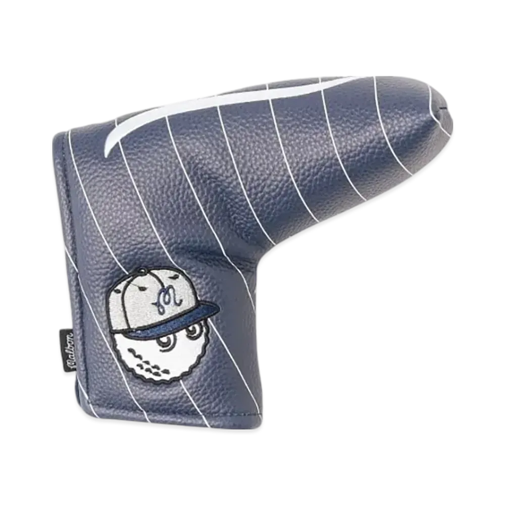 BEAMS x MALBON GOLF Exclusive Ny Stripe Putter Cover (Pin Type) "Navy"