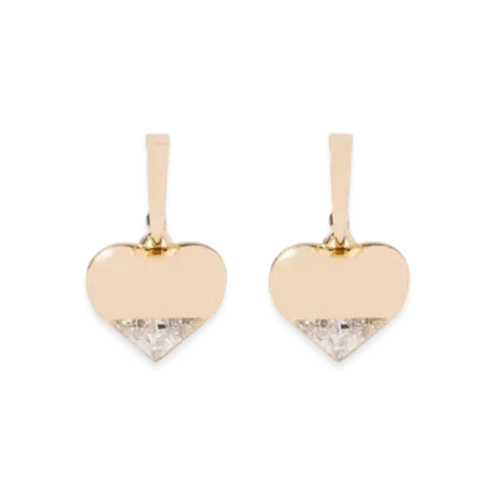 PRADA Eternal Gold Pendant Earrings in Yellow Gold and Laboratory-Grown Diamonds