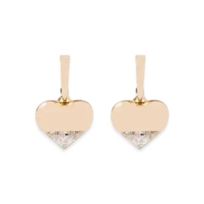 PRADA Eternal Gold Pendant Earrings in Yellow Gold and Laboratory-Grown Diamonds