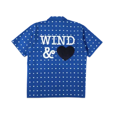 WIND AND SEA Pattern S/S Shirt "Blue"