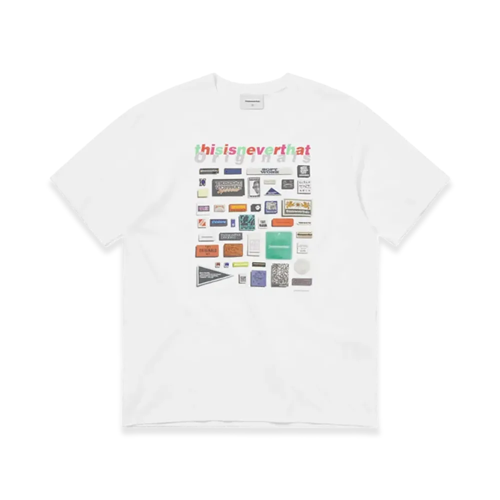 thisisneverthat Labels Tee "White"