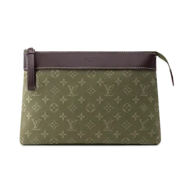 Louis Vuitton Pochette Voyage Souple "Khaki Green"