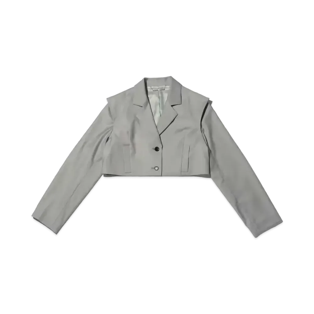 atmos pink Minimal Cropped Jacket "Gray"