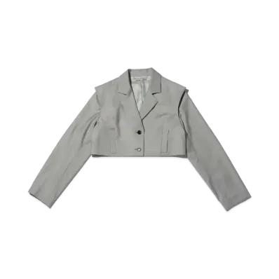 atmos pink Minimal Cropped Jacket "Gray"