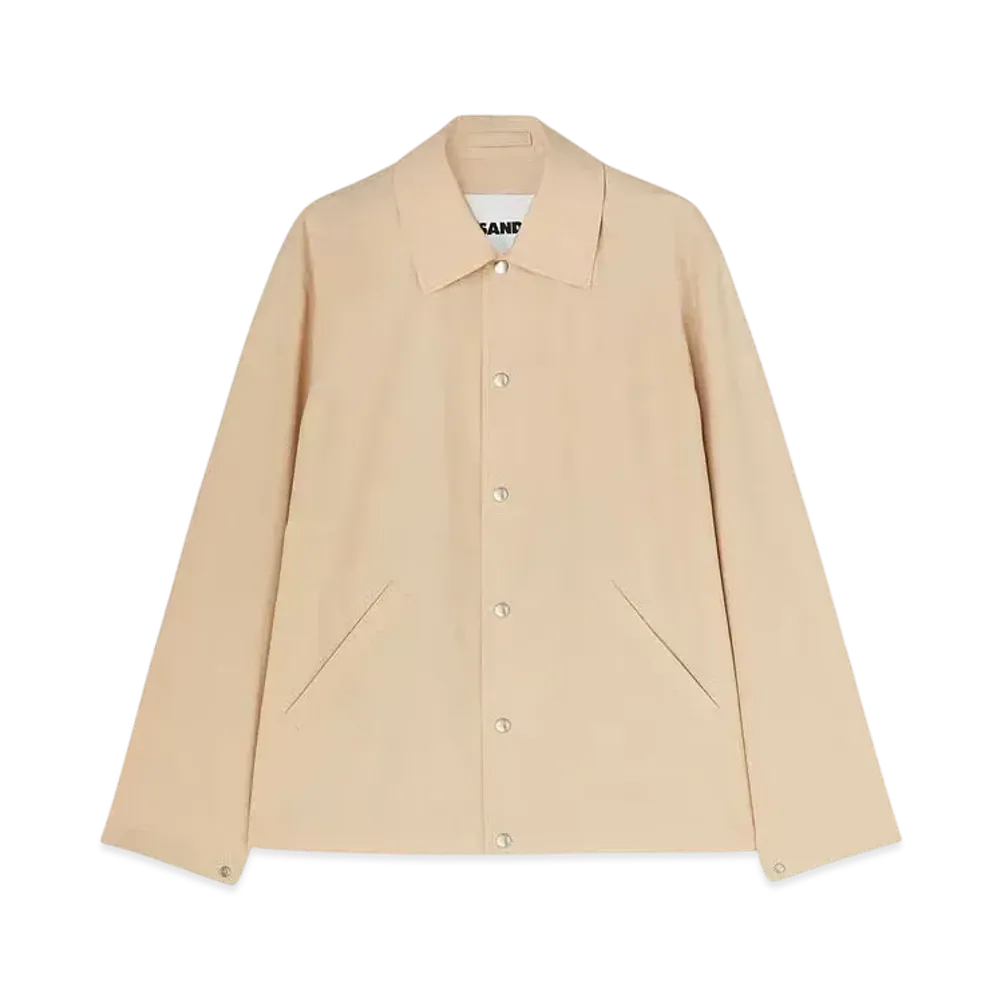 Jil Sander Men's Logo Jacket "Dark Sand"