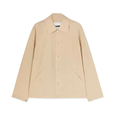 Jil Sander Men's Logo Jacket "Dark Sand"