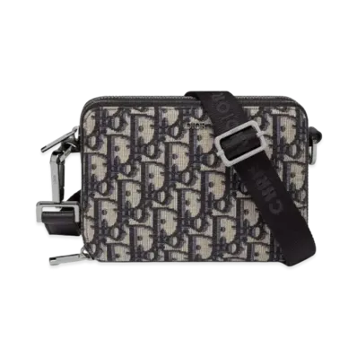 Dior Shoulder Strap Pouch Dior Oblique Jacquard "Beige"