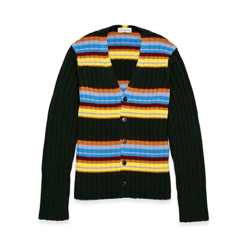 DRIES VAN NOTEN Modify Cardigan "Forest"