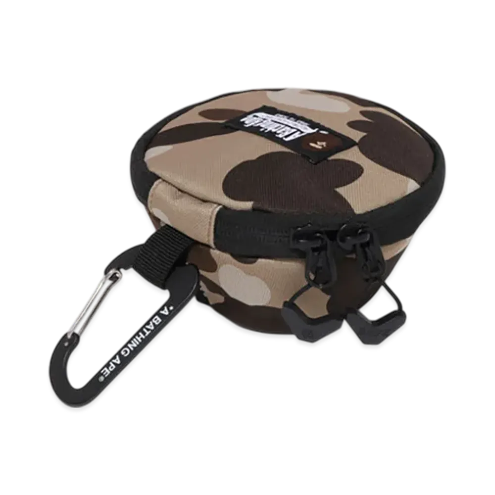 A BATHING APE Bape Camo Sierra Cup Case "Beige"