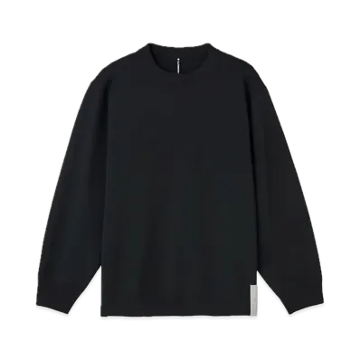 DESCENTE ALLTERRAIN Knit Sweater "Smoke Black"