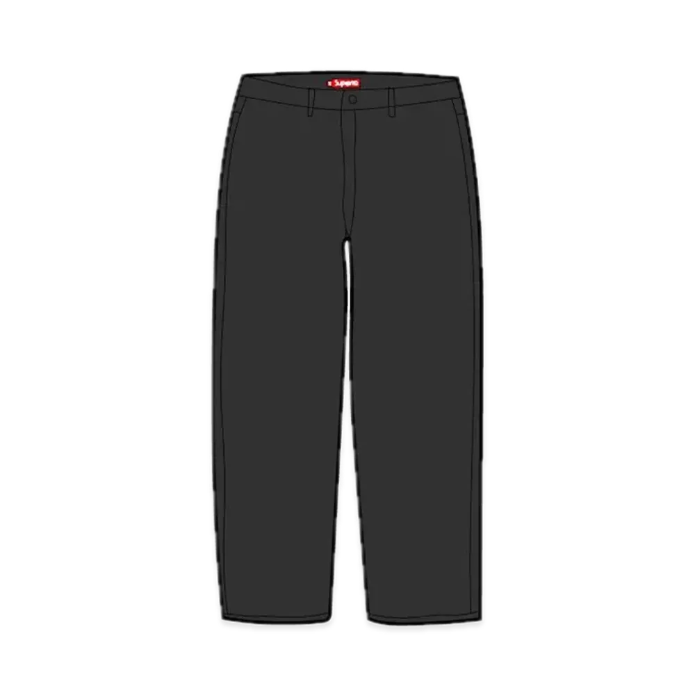 シュプリーム チノー パンツ "ブラック"(22 FW)