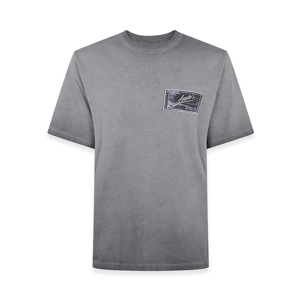 AMIRI Quality Goods Patch LJ GD Reg Tee "Dark Gray"