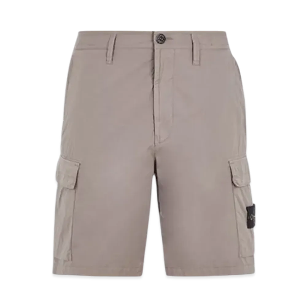 Stone Island L0803 Regular Fit Cargo Bermuda Shorts - 24SS "Dove Grey"