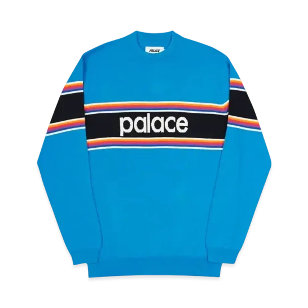 PALACE Multi Stripe Knit "Blue"