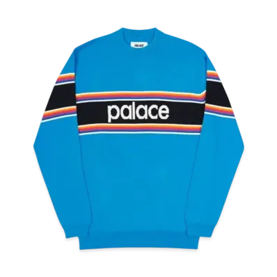 PALACE Multi Stripe Knit "Blue"