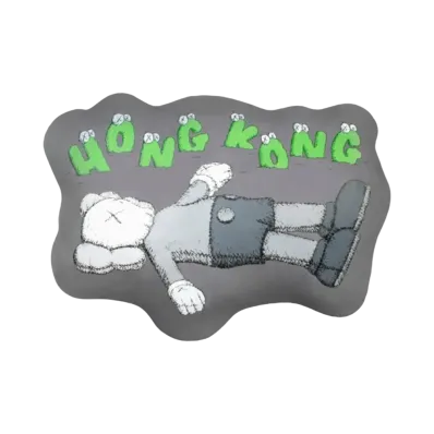 KAWS HOLIDAY Hong Kong Cushion "Grey"