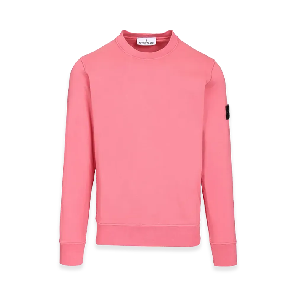 Stone Island Organic Cotton Sweatshirt "Bordeaux"
