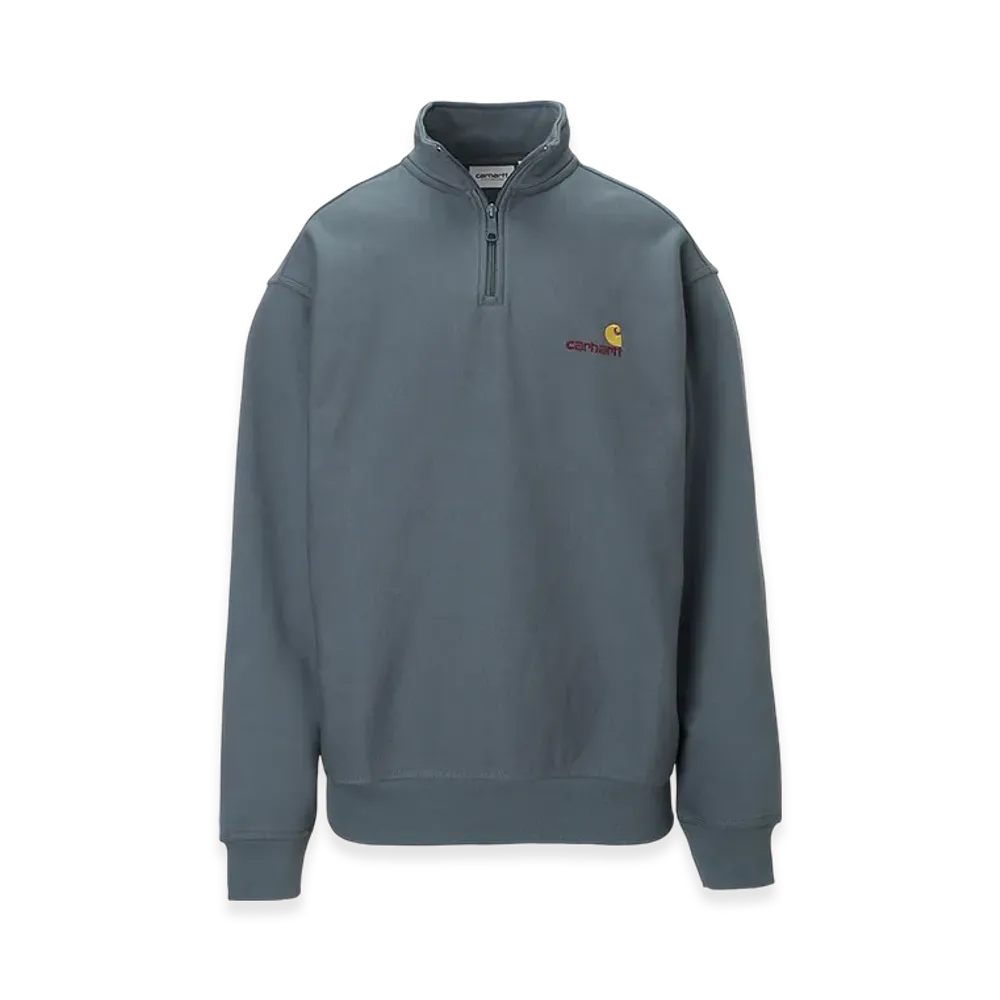 Carhartt WIP Half Zip American Script Sweat "Ore"