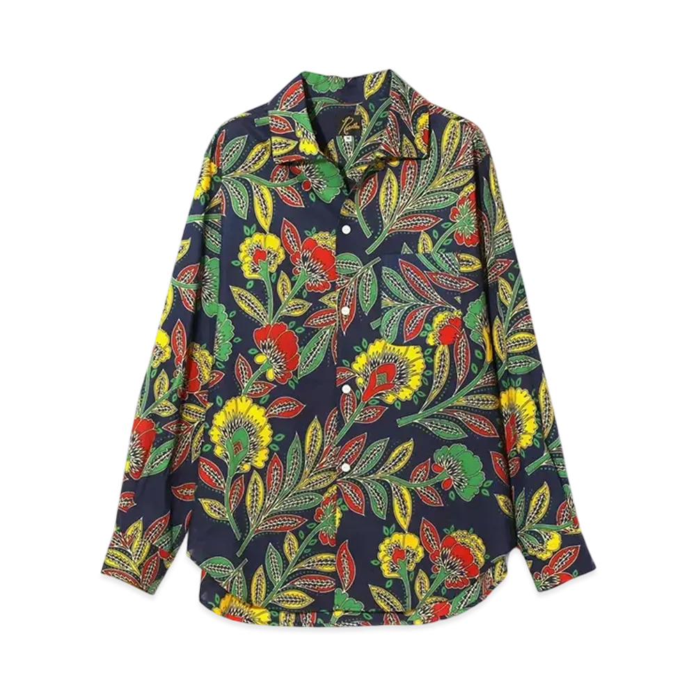 NEEDLES Italian Collar Shirt - Pt. Cotton Lawn "Navy"