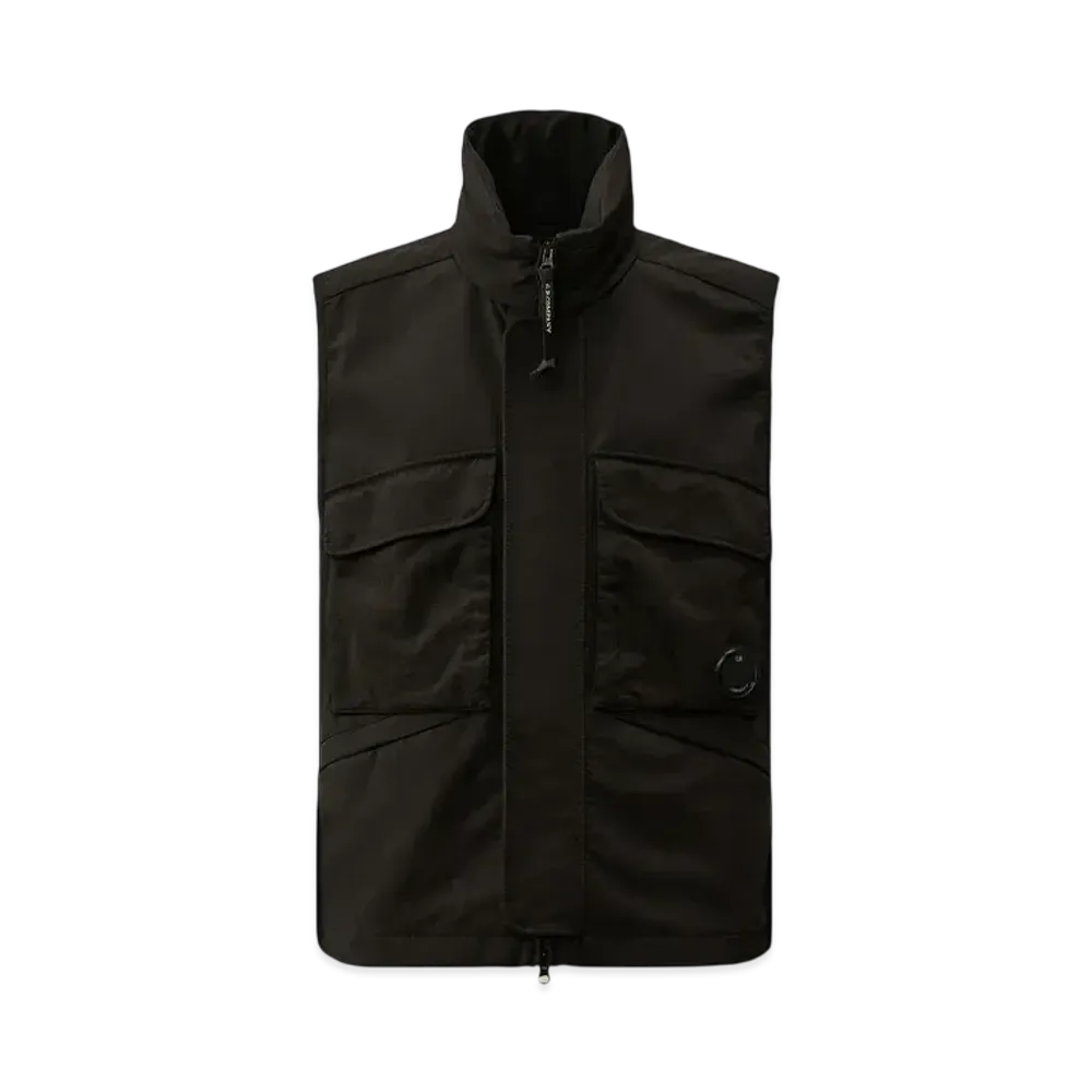 C.P. Company GD Shell Mixed Lens Vest "Black"