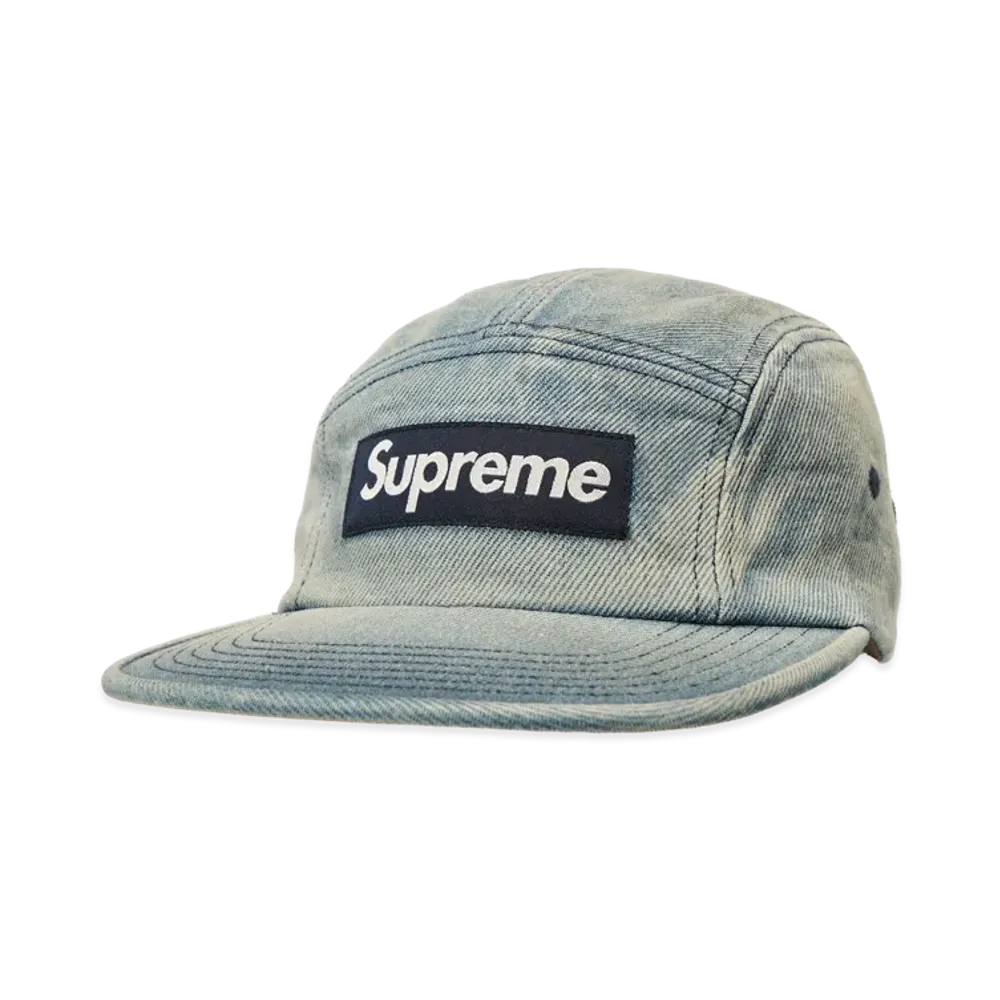 Supreme Washed Chino Twill Camp Cap (25FW) "Denim"