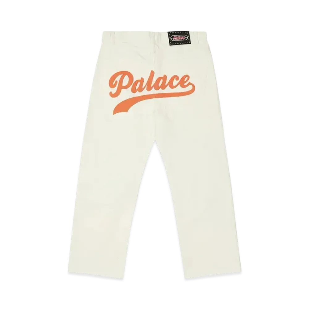 PALACE Chain Script Jean "Whisper White"