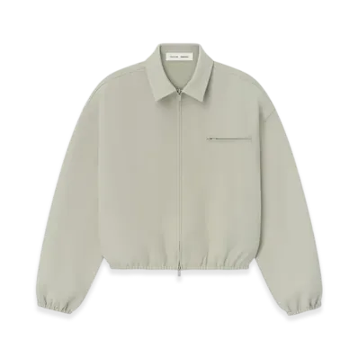 FEAR OF GOD ESSENTIALS Bonded Canvas Jacket "Abbey Stone"