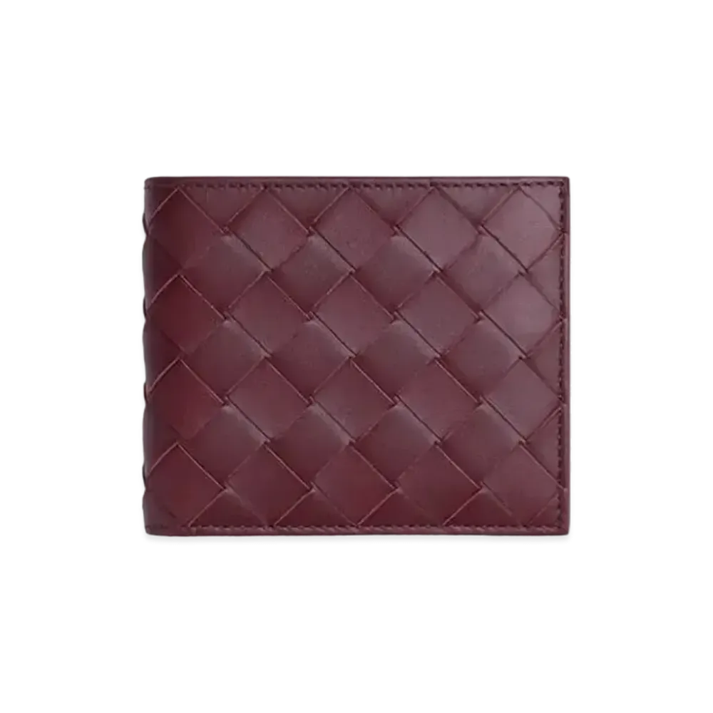 Bottega Veneta Bi-Fold Wallet "Barolo/Cruise"