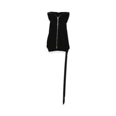 Rick Owens DRKSHDW Women's Sleeveless Hoodie "Black"