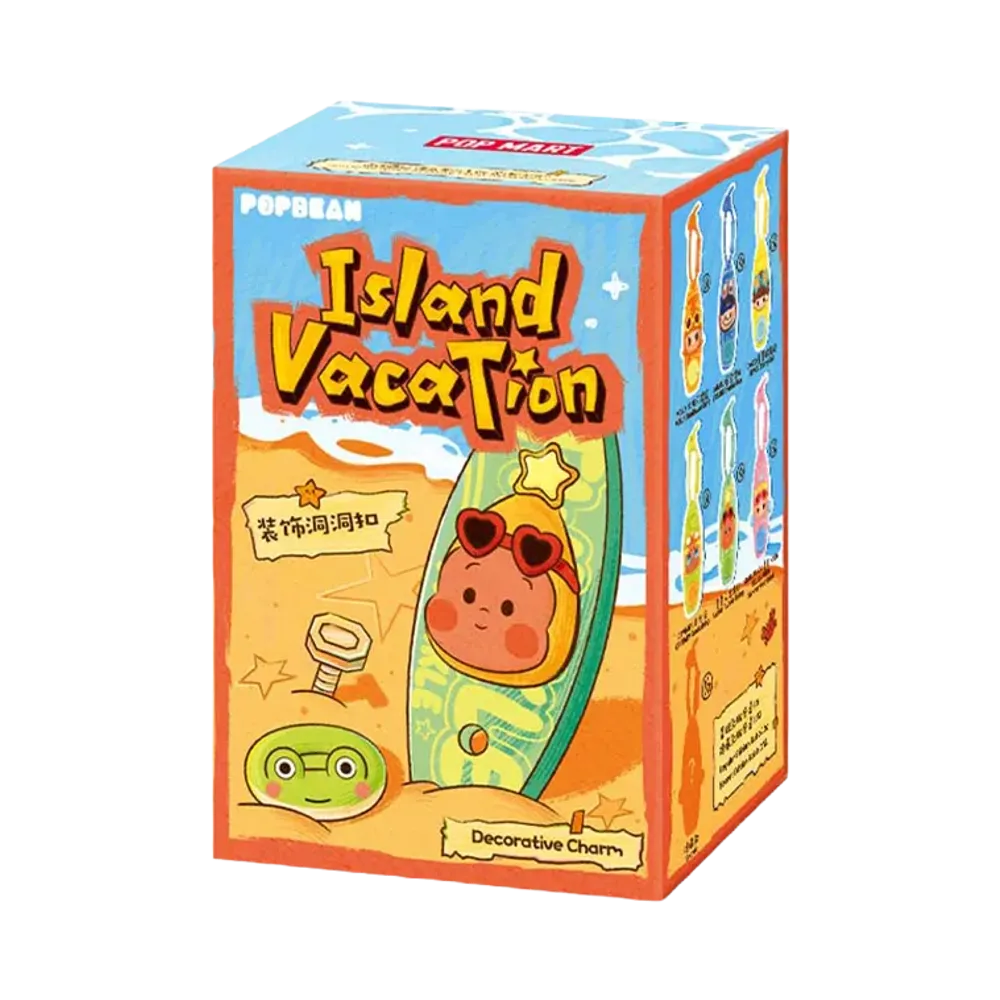 POP MART POP BEAN Island Vacation Series Decorative Charm [Piece]