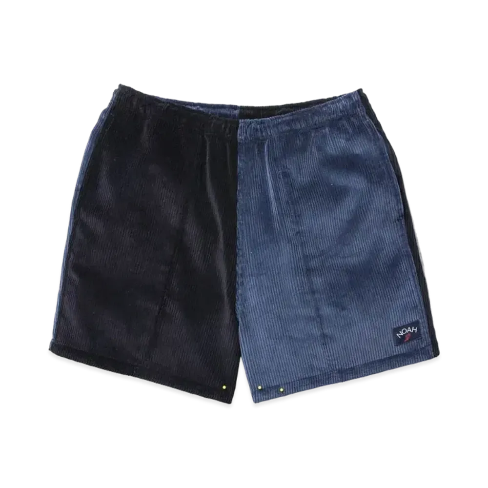 Noah Two-Tone Corduroy Running Shorts "Dark Blue"