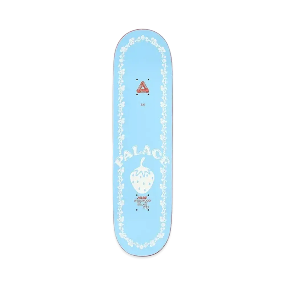PALACE x WEDGWOOD Skateboard "Blue"