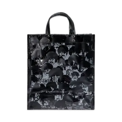 COMME des GARCONS x The Beatles Printed Pvc Bag "Black"